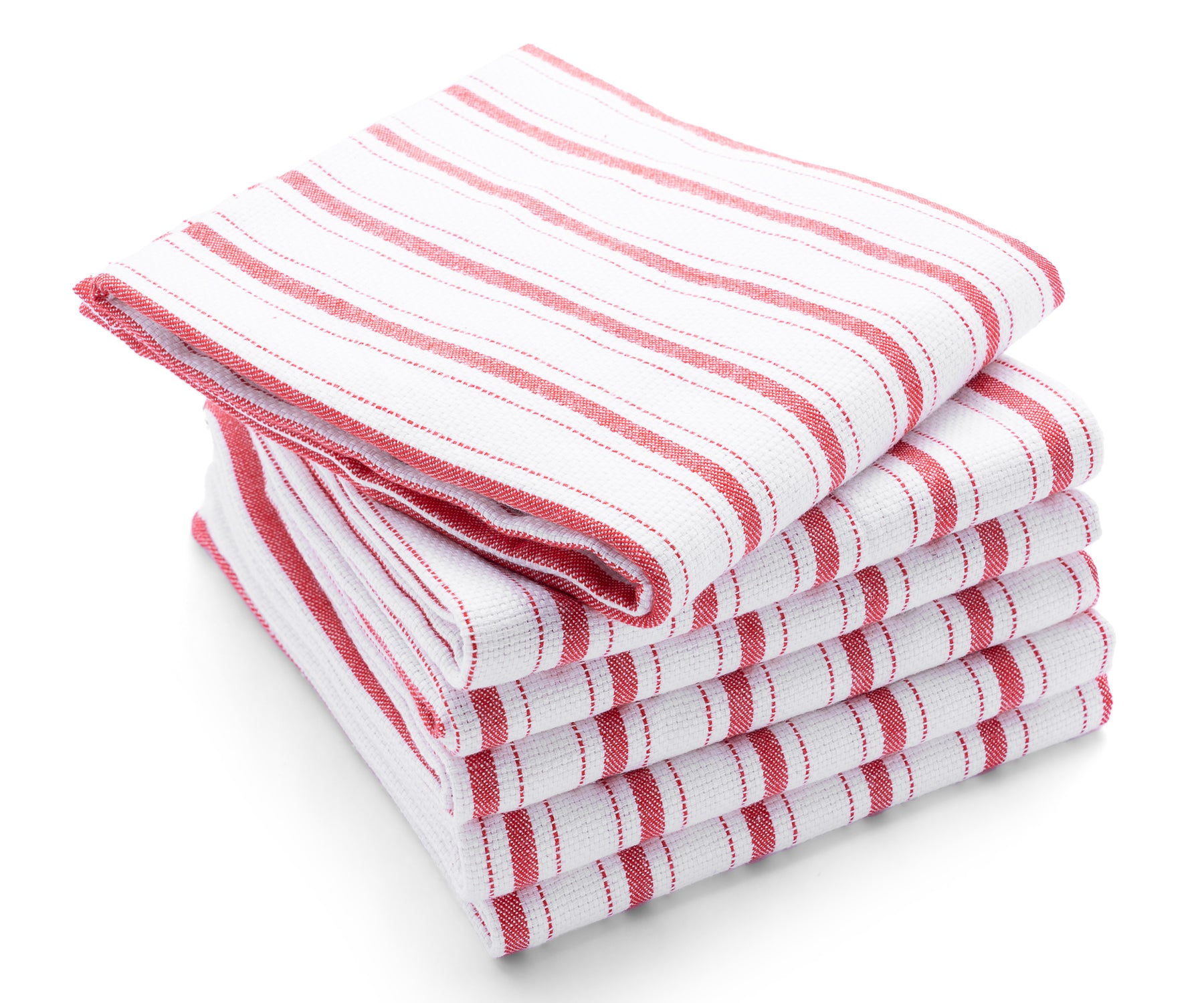 Kitchen Hand Towel 16x27 White W Blue Stripe